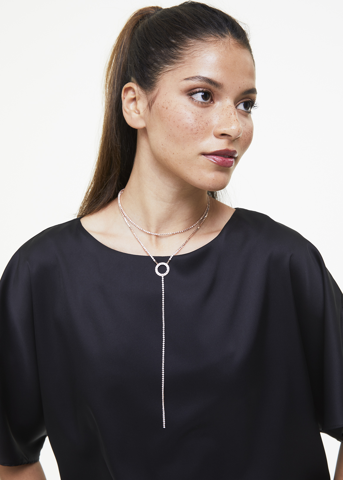 Round Pendant Lariat Necklace | Woolworths.co.za