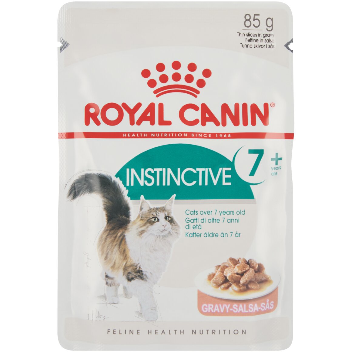 Royal Canin Feline Instinctive 7+ in Gravy Adult Cat Food 85 g