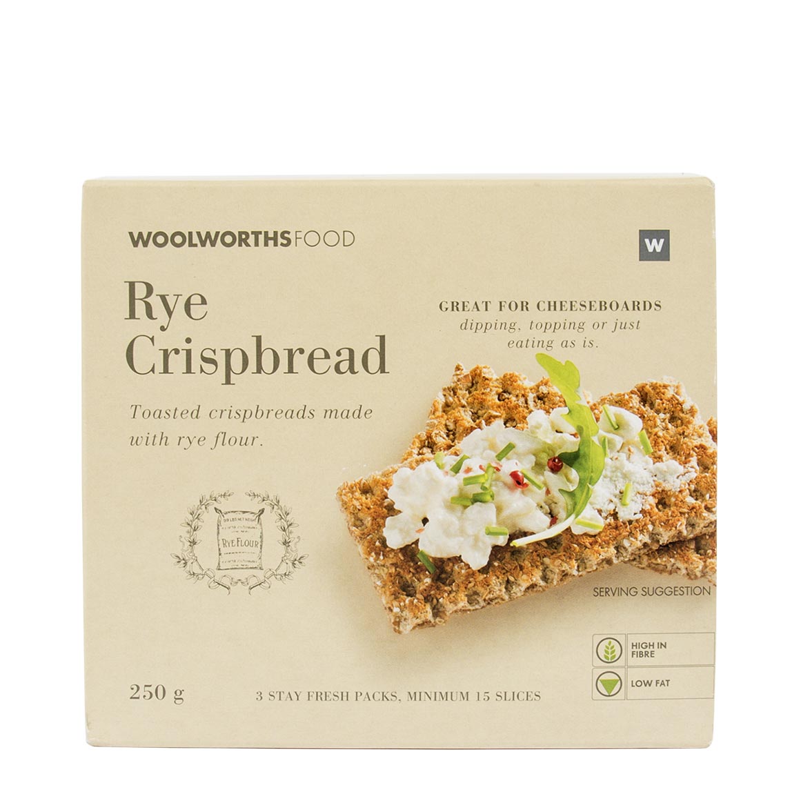 Rye Crispbread 250 g | Woolworths.co.za
