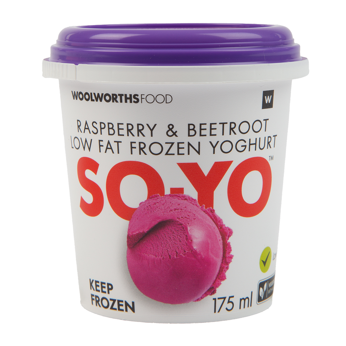 SO YO Raspberry And Beetroot Low Fat Frozen Yoghurt 175 Ml Woolworths so-yo-raspberry-and-beetroot-low-fat-frozen-yoghurt-175-ml-woolworths