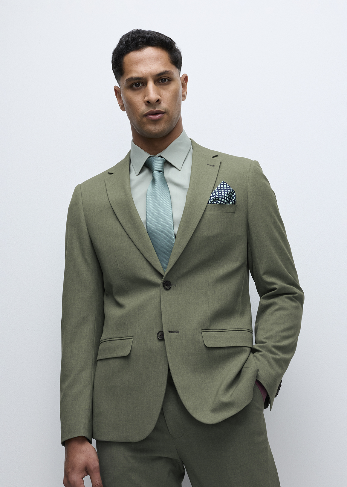 Sage Slim Fit Bi-Stretch Suit Jacket