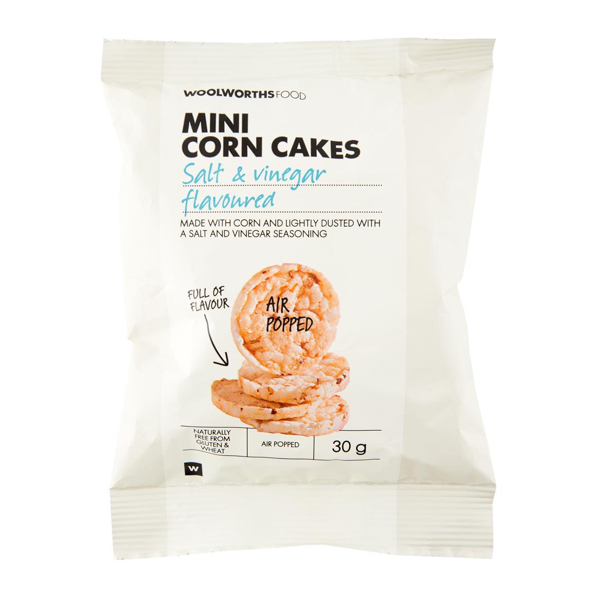 Salt & Vinegar Flavoured Mini Corn Cakes 30 g