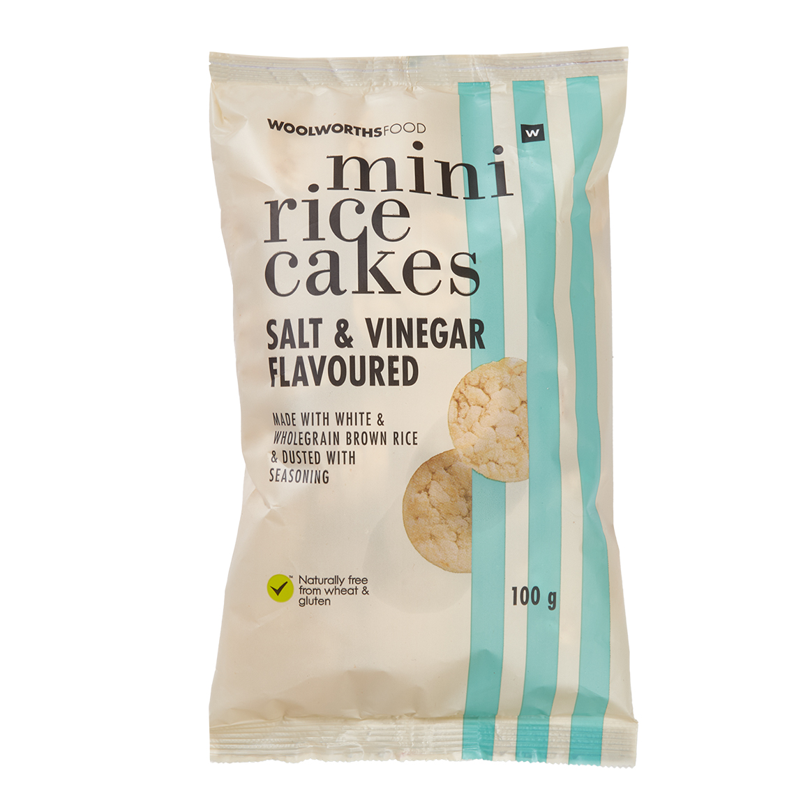 Salt and Vinegar Flavoured Mini Rice Cakes 100 g