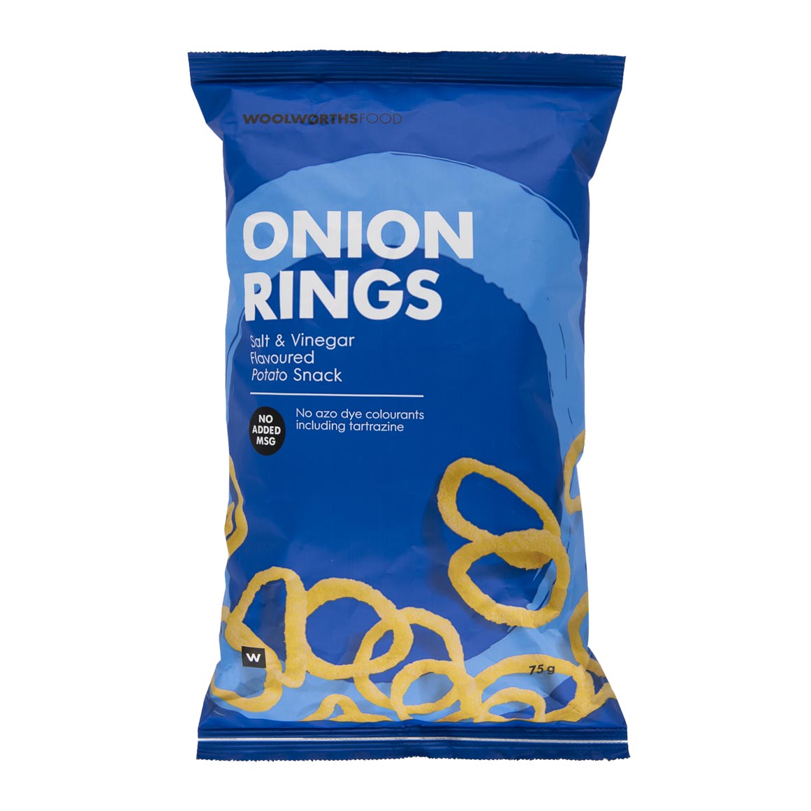Salt and Vinegar Flavoured Ringed Potato Snack 75 g