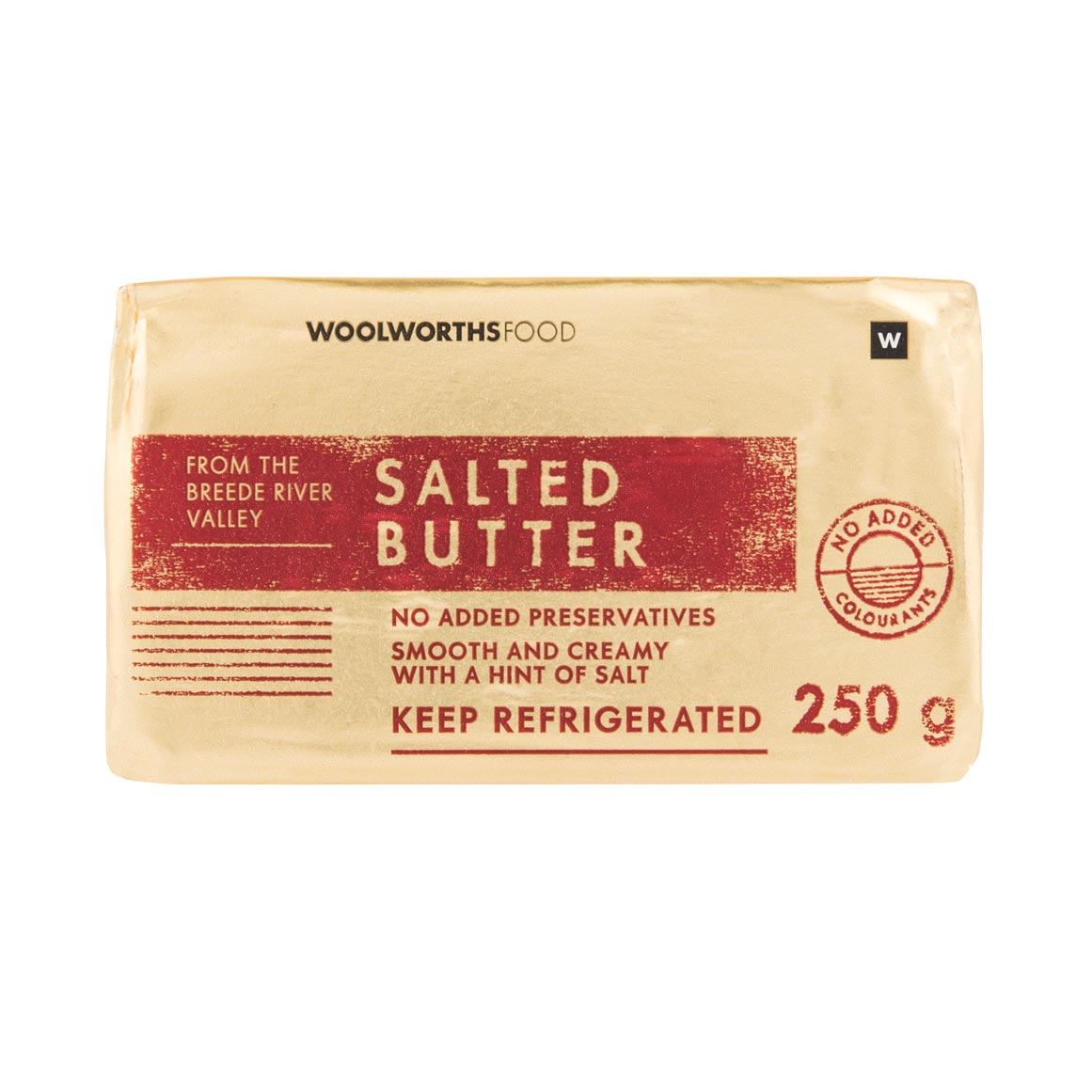 Salted Butter 250 G Woolworths co za Salted Butter 250 G Woolworths co za