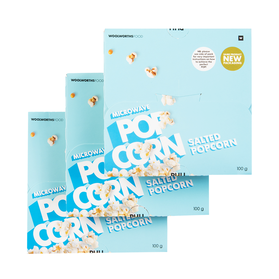 Salted Microwave Popcorn 3 x 100 g