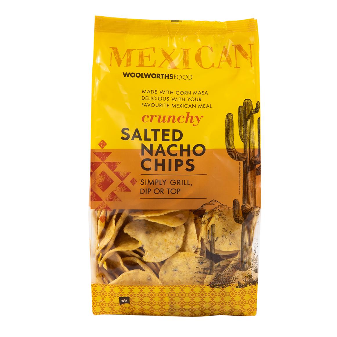 Salted Nacho Chips 250 g - Main Image
