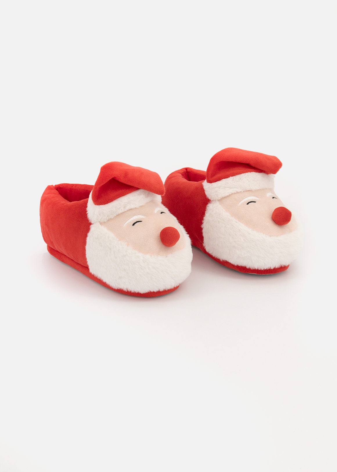 Santa Slippers (Size12-6) Older Boy