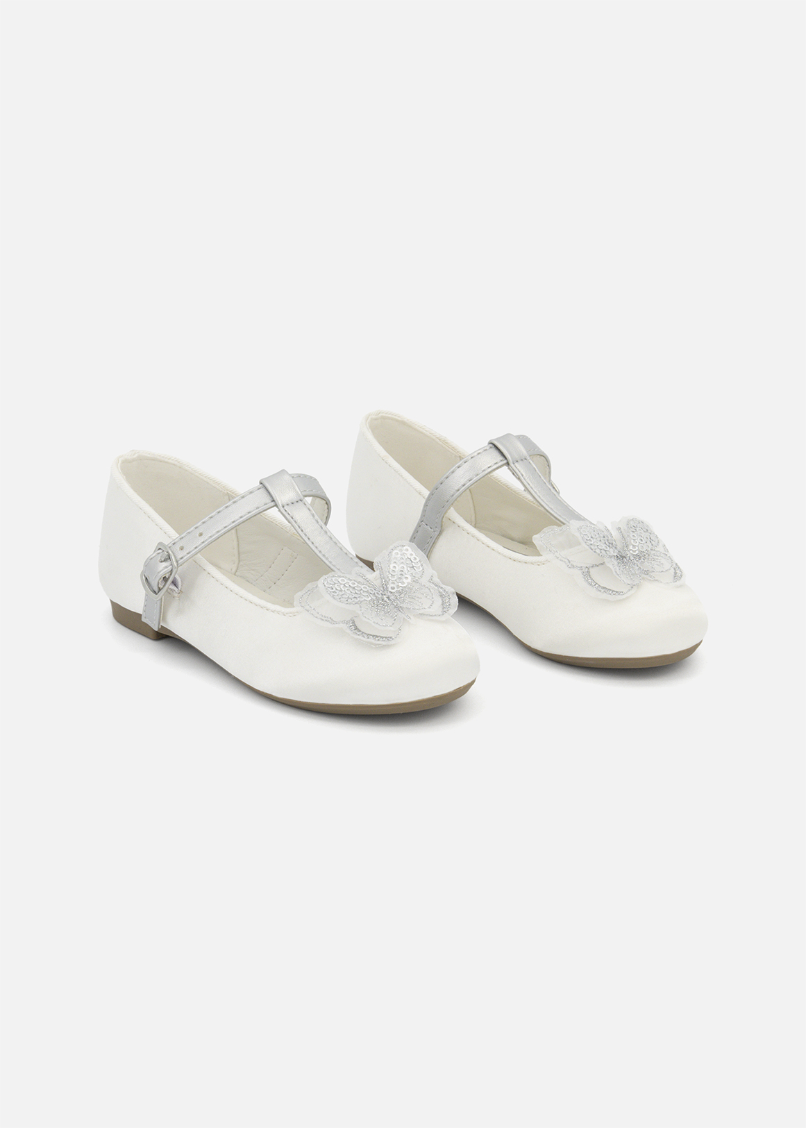 Satin Butterfly Pumps (Size 5-13) Younger Girl