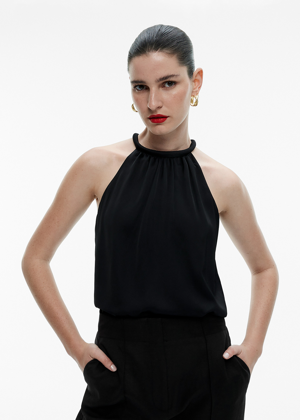 Satin Halter Blouse | Woolworths.co.za