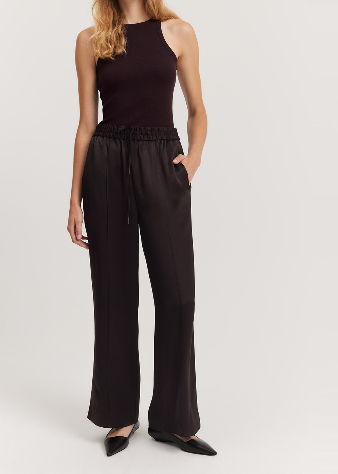 Satin Pull-on Pant | Woolworths.co.za