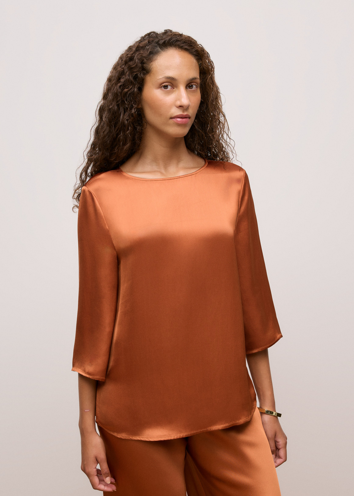Satin Relaxed Blouse
