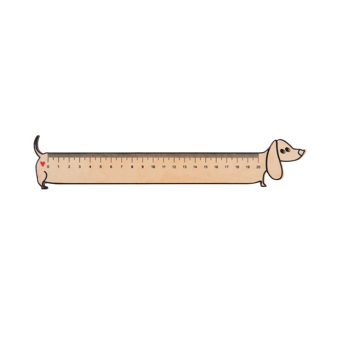 Sausage Dog Wooden Ruler | Woolworths.co.za