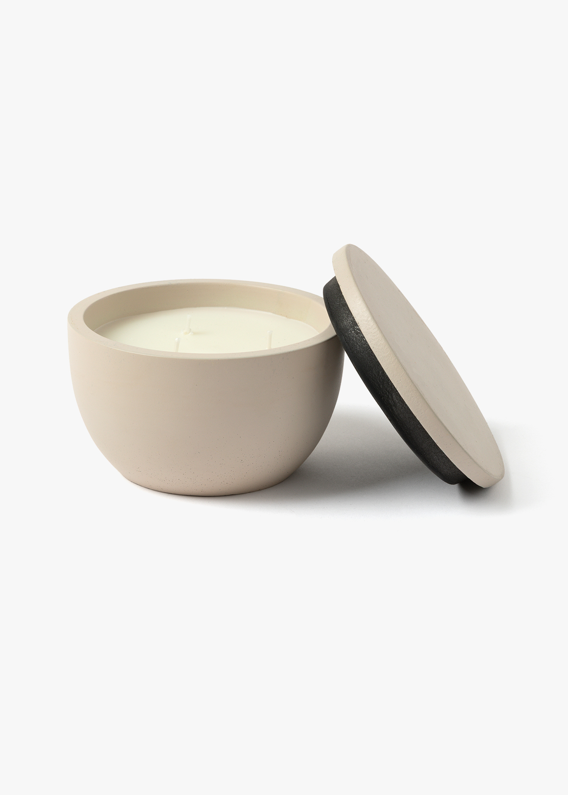 Scented Candle in Cement Holder