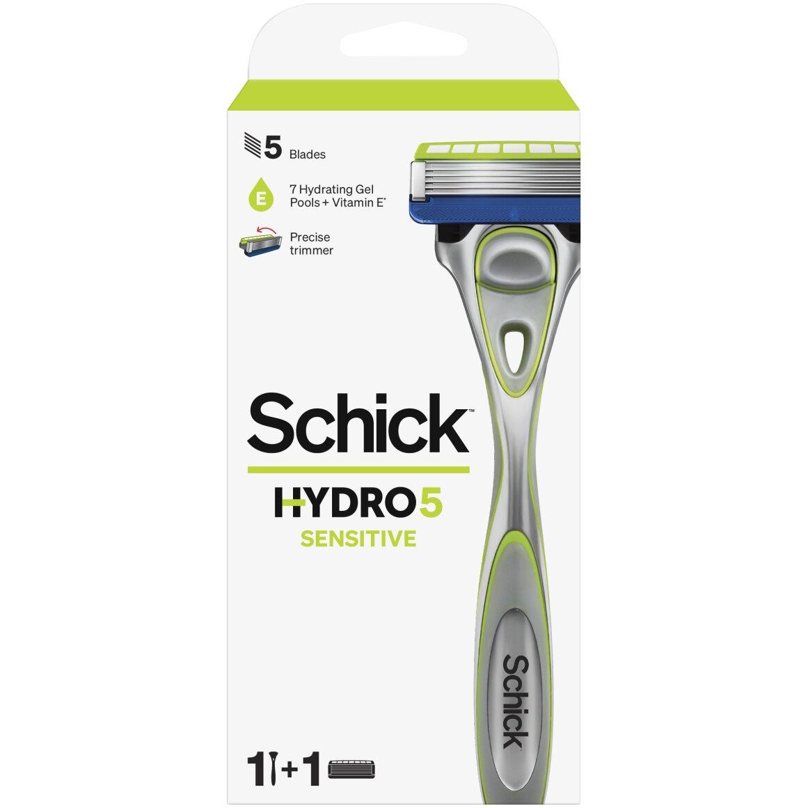 Schick Hydro Sensitive Razor with Blade Cartridge pk