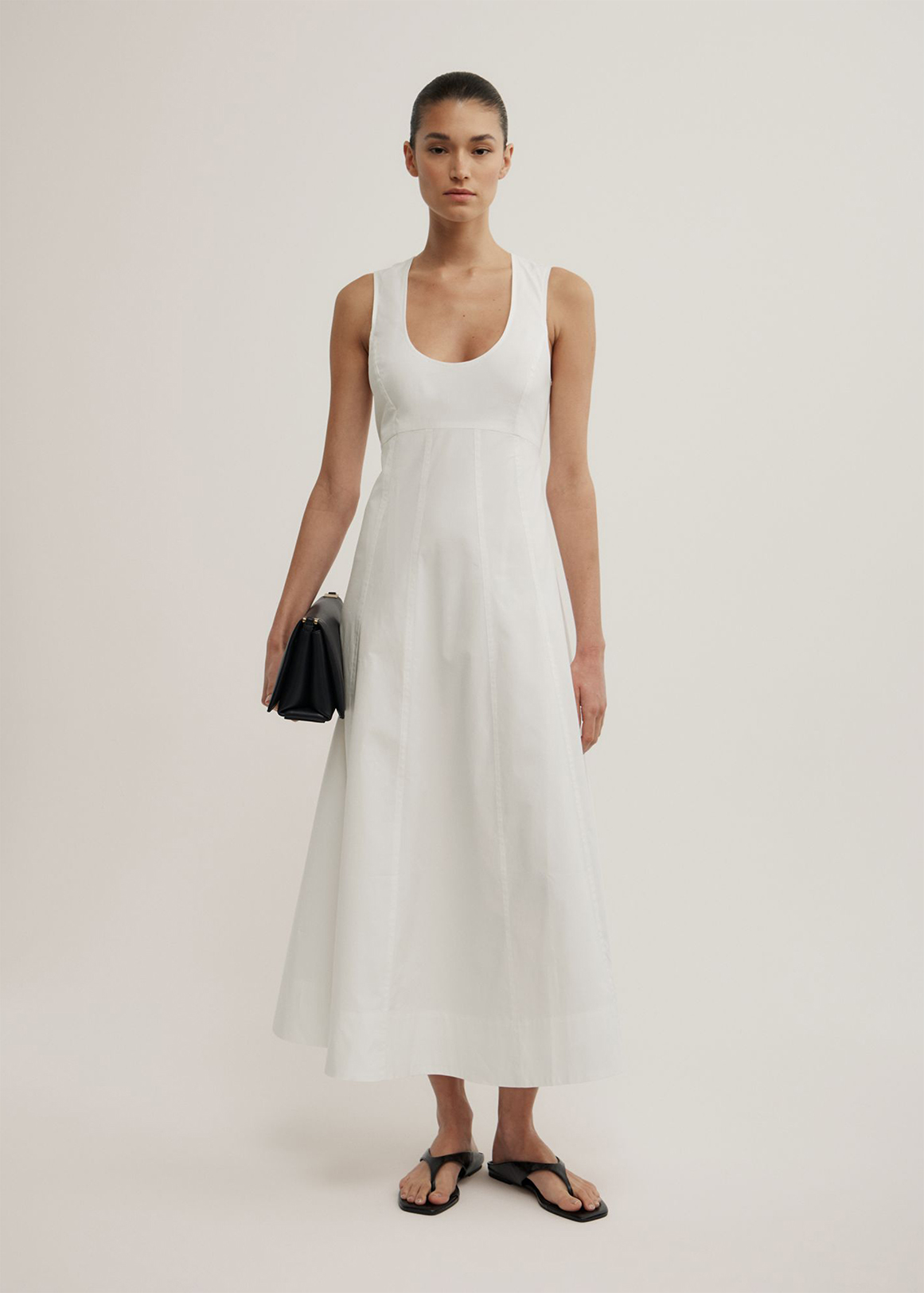 Scoop Neck Midi Dress | Woolworths.co.za