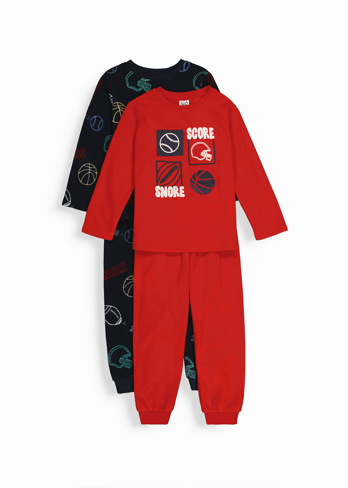 Score Snore Micro Polar Fleece Pyjamas 2 Pack | Woolworths.co.za