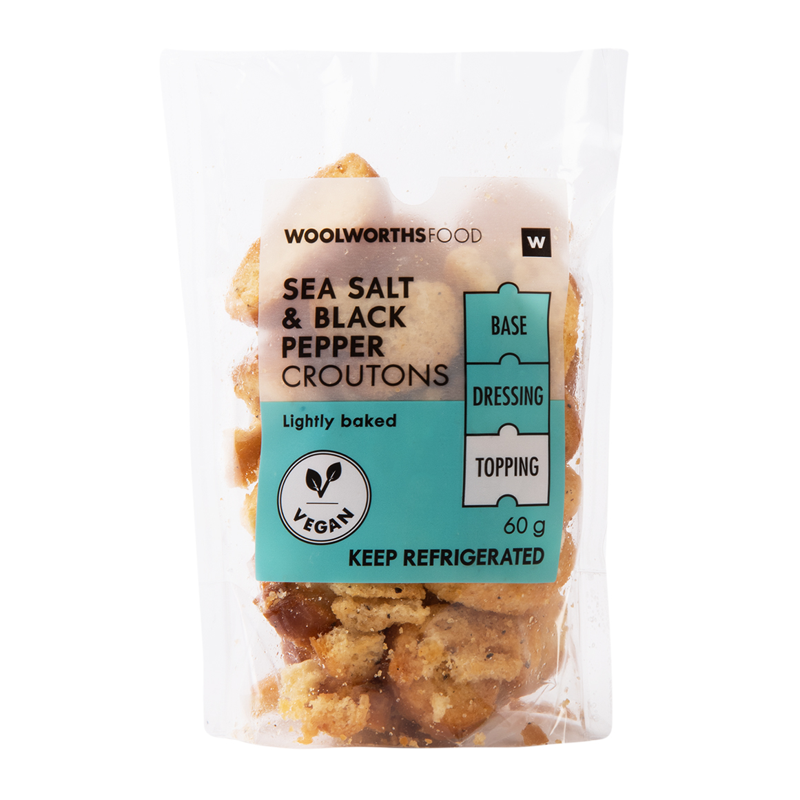 Sea Salt & Black Pepper Croutons 60 g