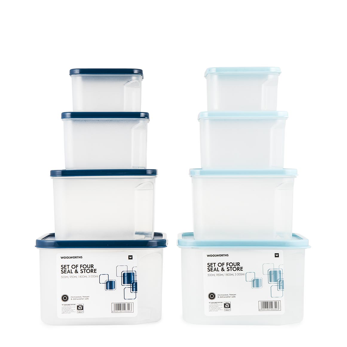 Seal & Store Food Containers 4 Pc | Woolworths.co.za