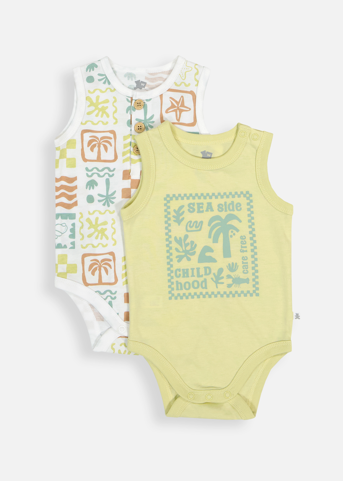 Seaside Vibes Bodyvests 2 Pack