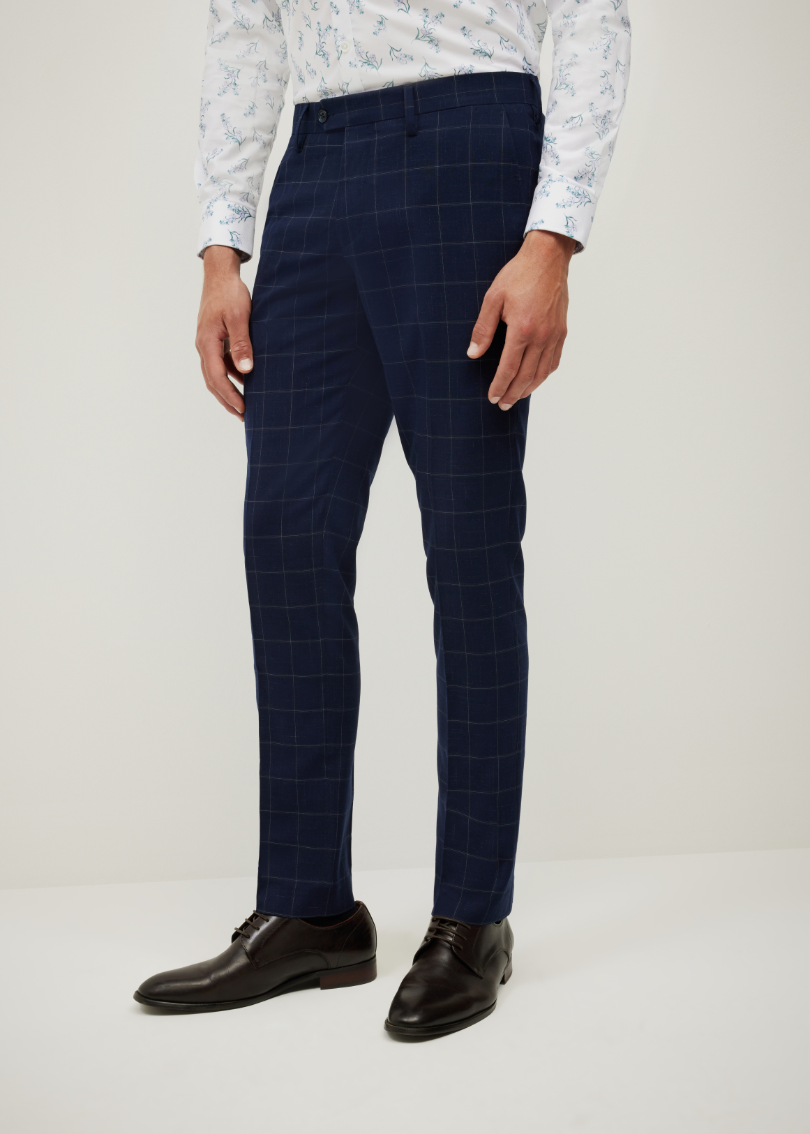 Sebastian Windowpane Check Tailored Pant