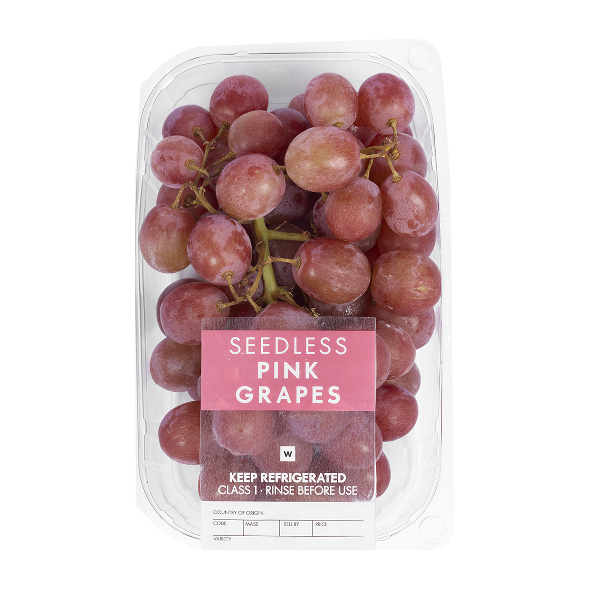 Seedless Pink Grapes 500 g