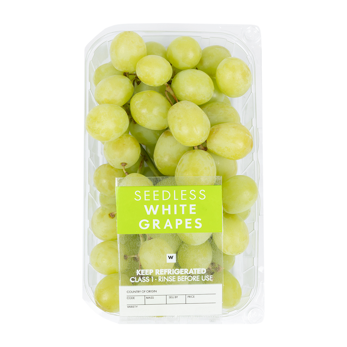 Seedless White Grapes 500 g