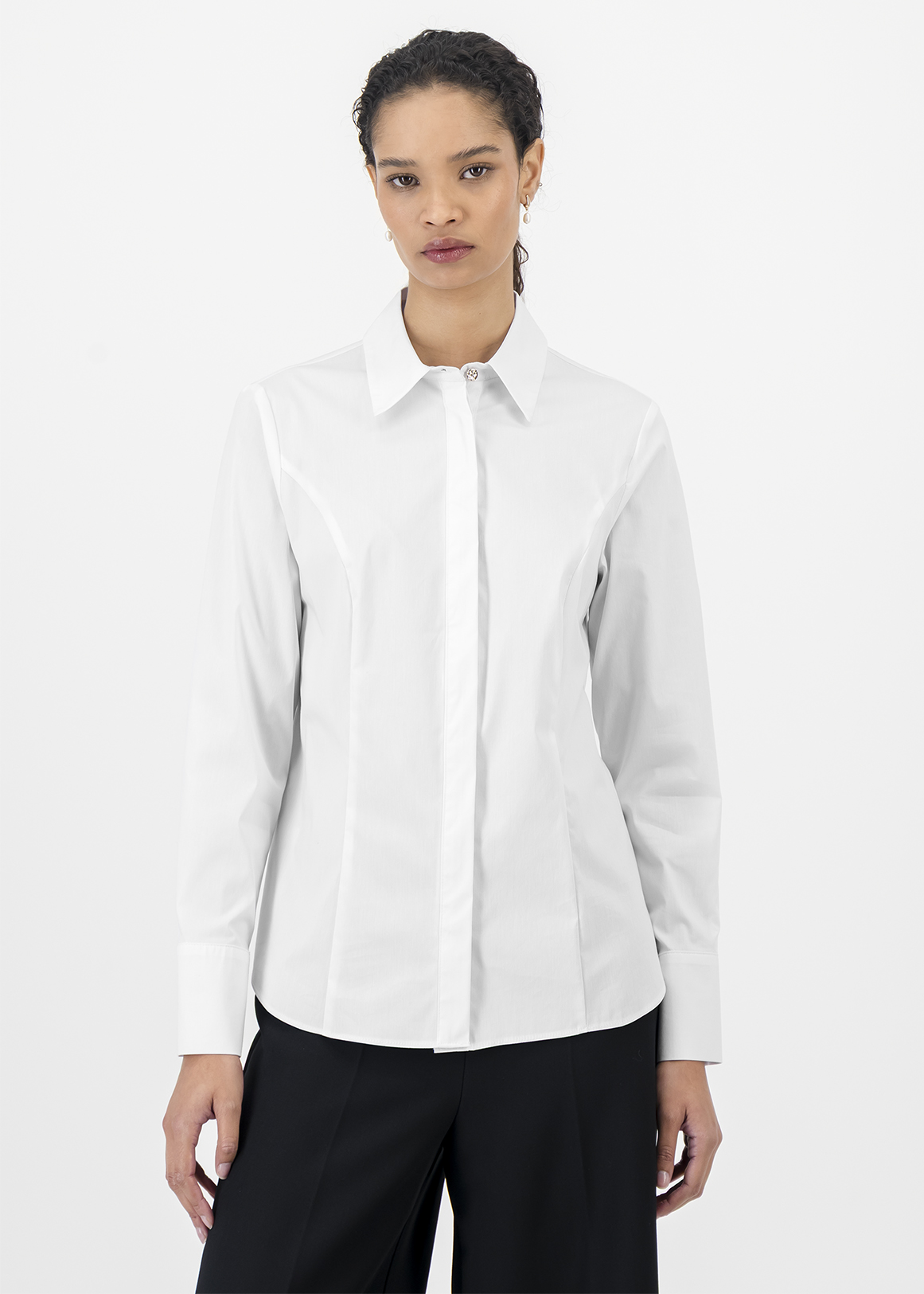 Semi Structured Stretch Shirt