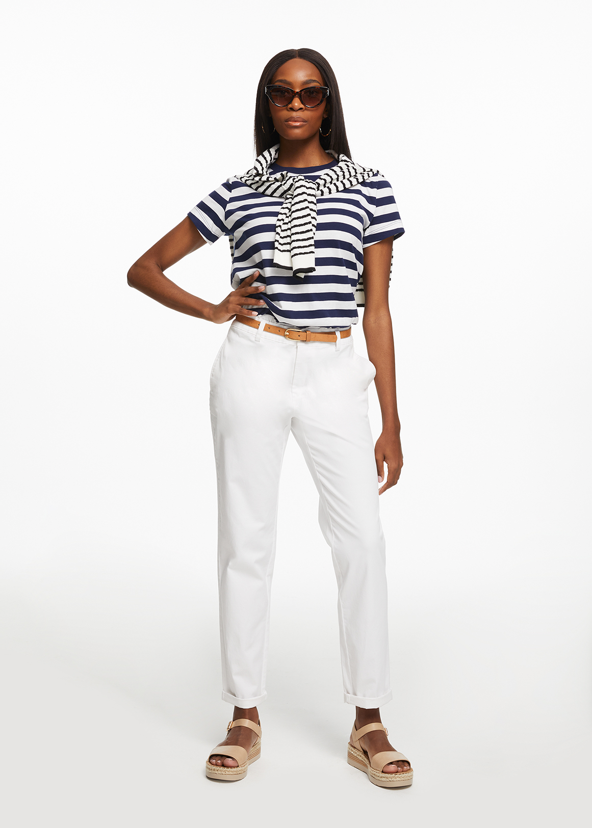 Semi Structured Stretch Twill Chinos