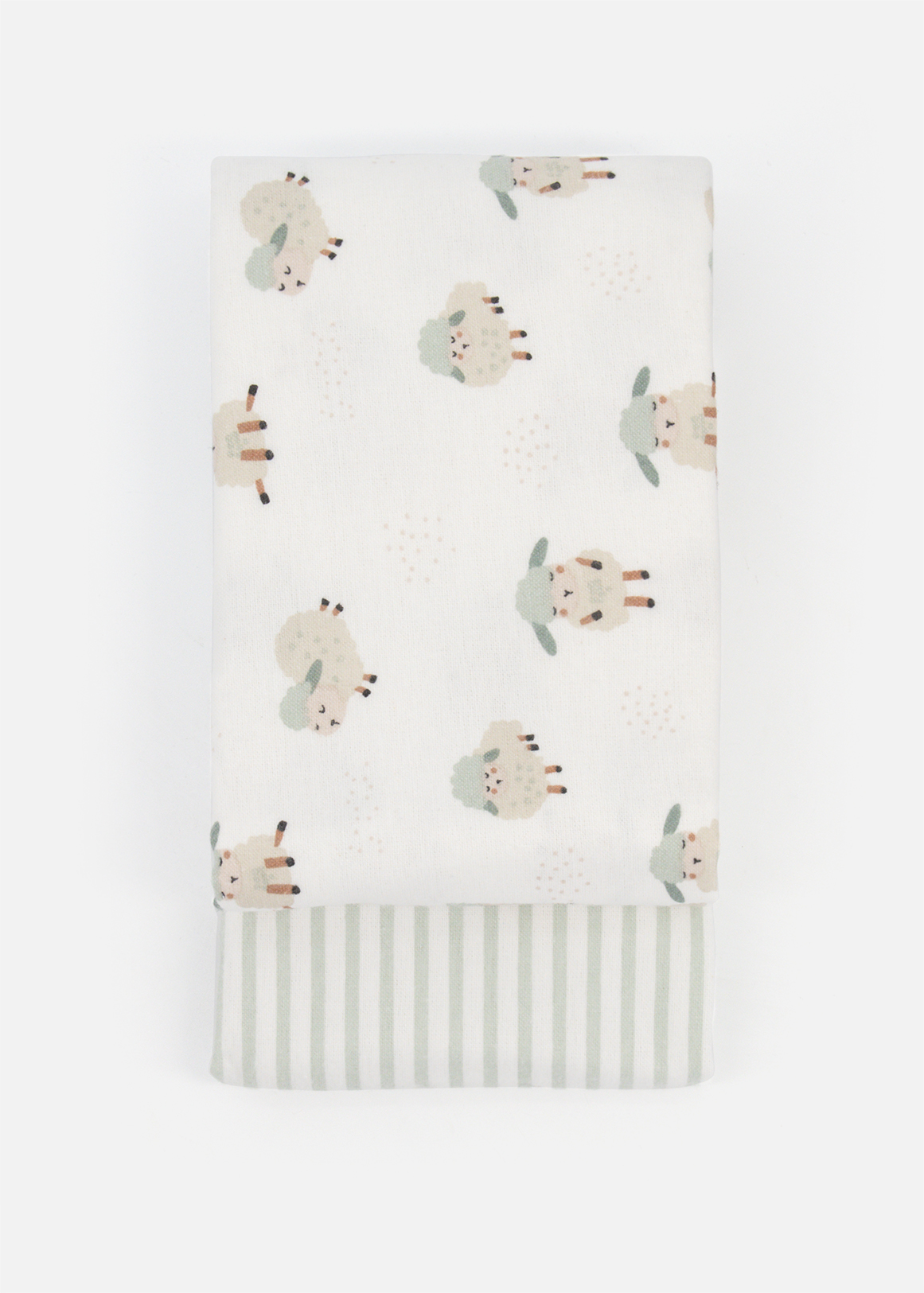 Sheep Print Receiver Blankets 2 Pack | Woolworths.co.za