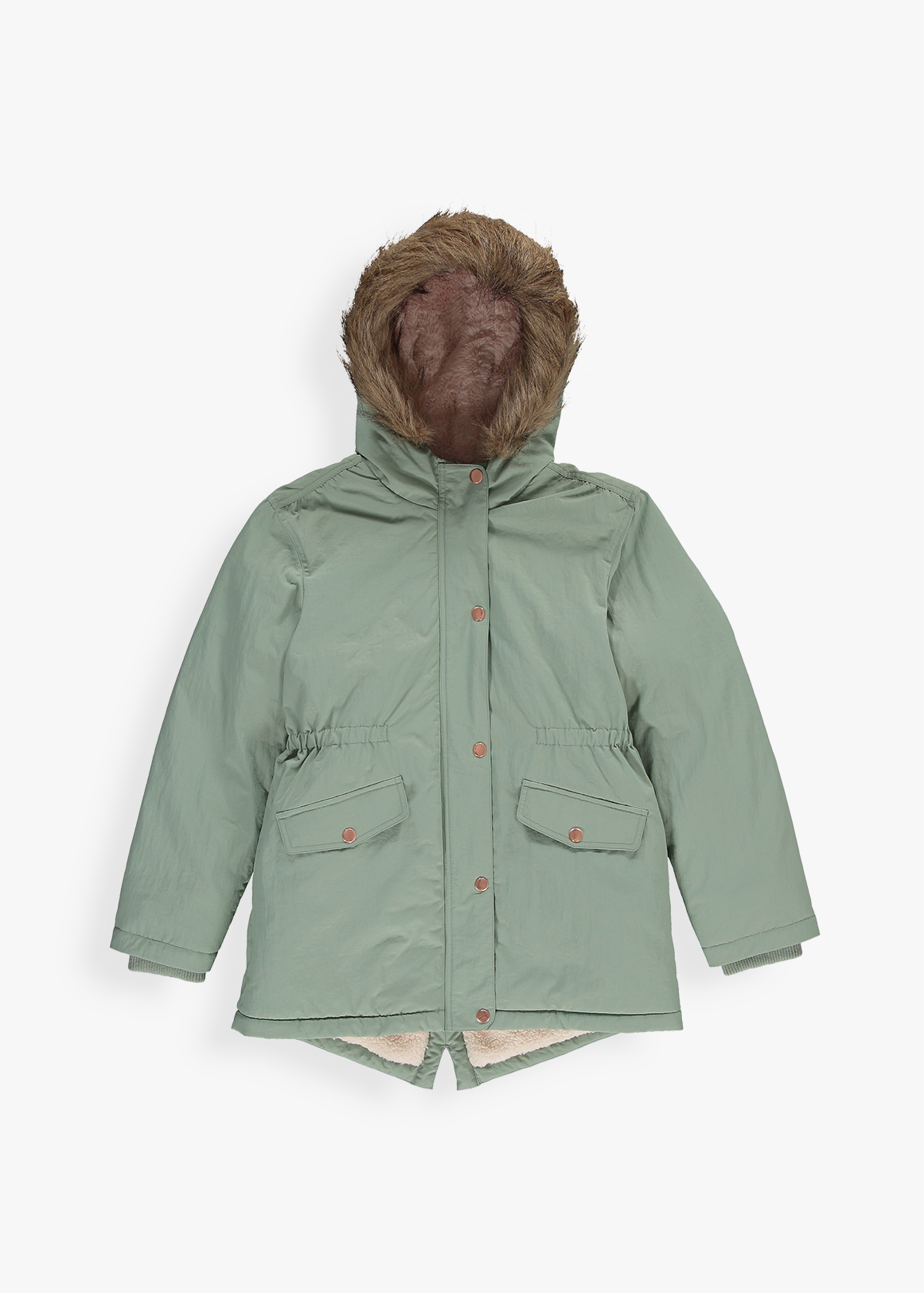 Sherpa Lined Parka Jacket | Woolworths.co.za