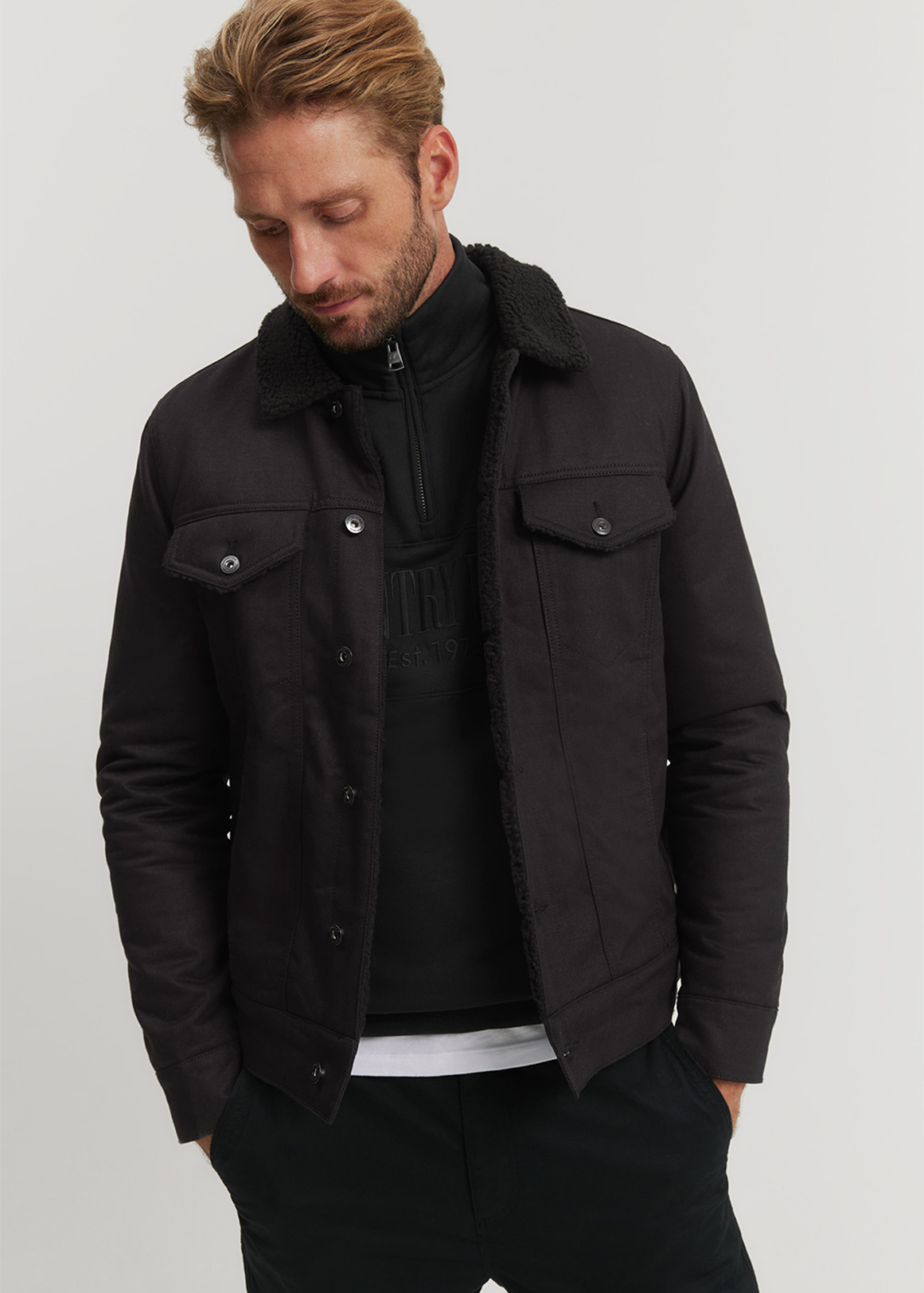 Sherpa Trucker Jacket | Woolworths.co.za