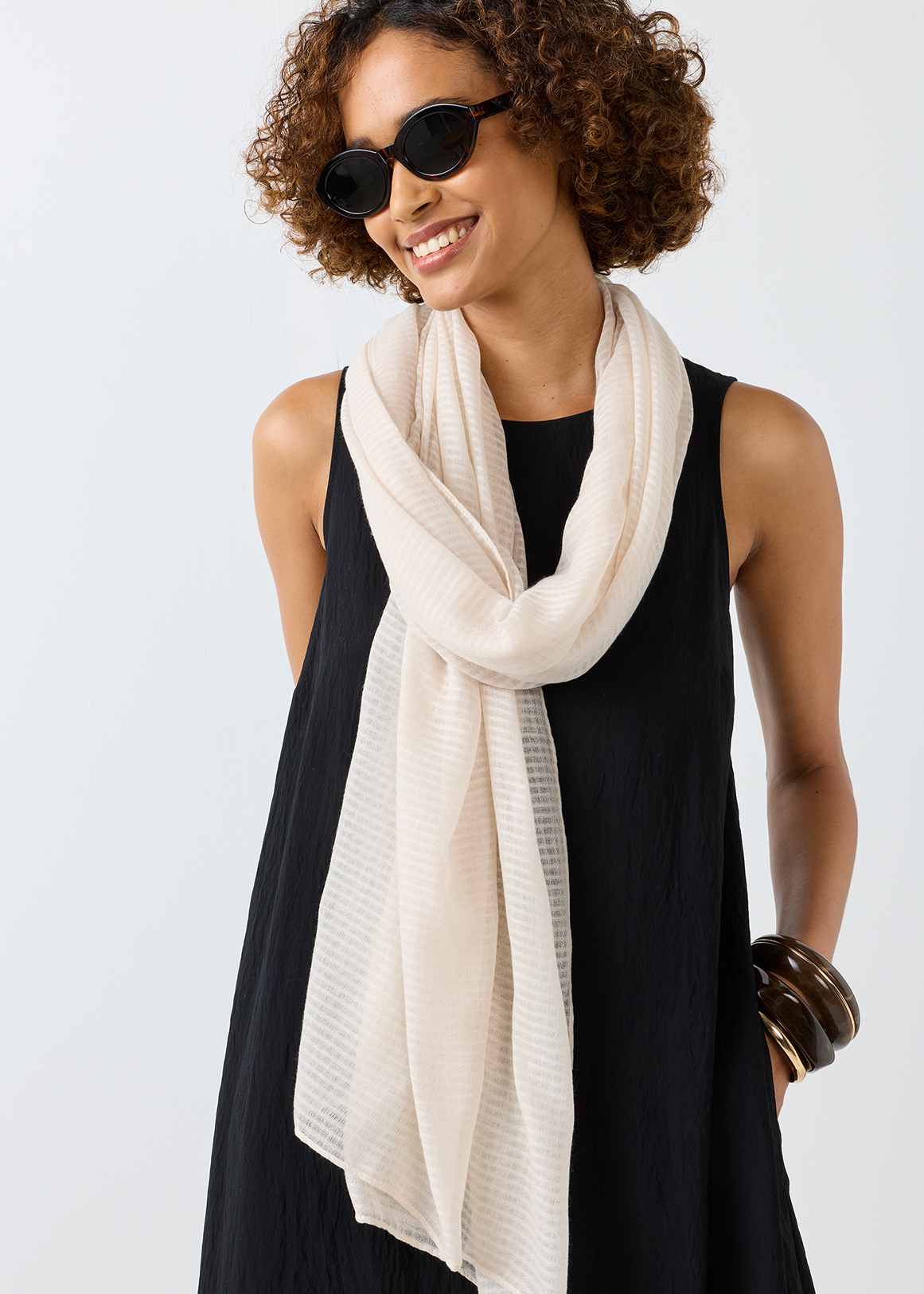 Shimmer Lurex Lightweight Scarf