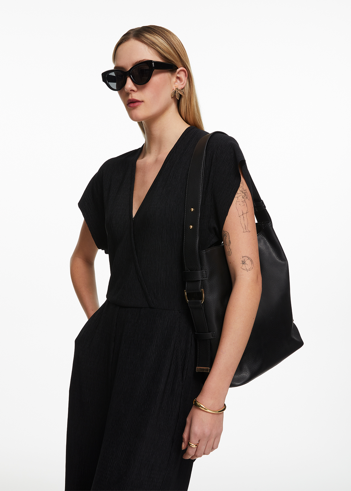 Side Ringlet Hobo Bag