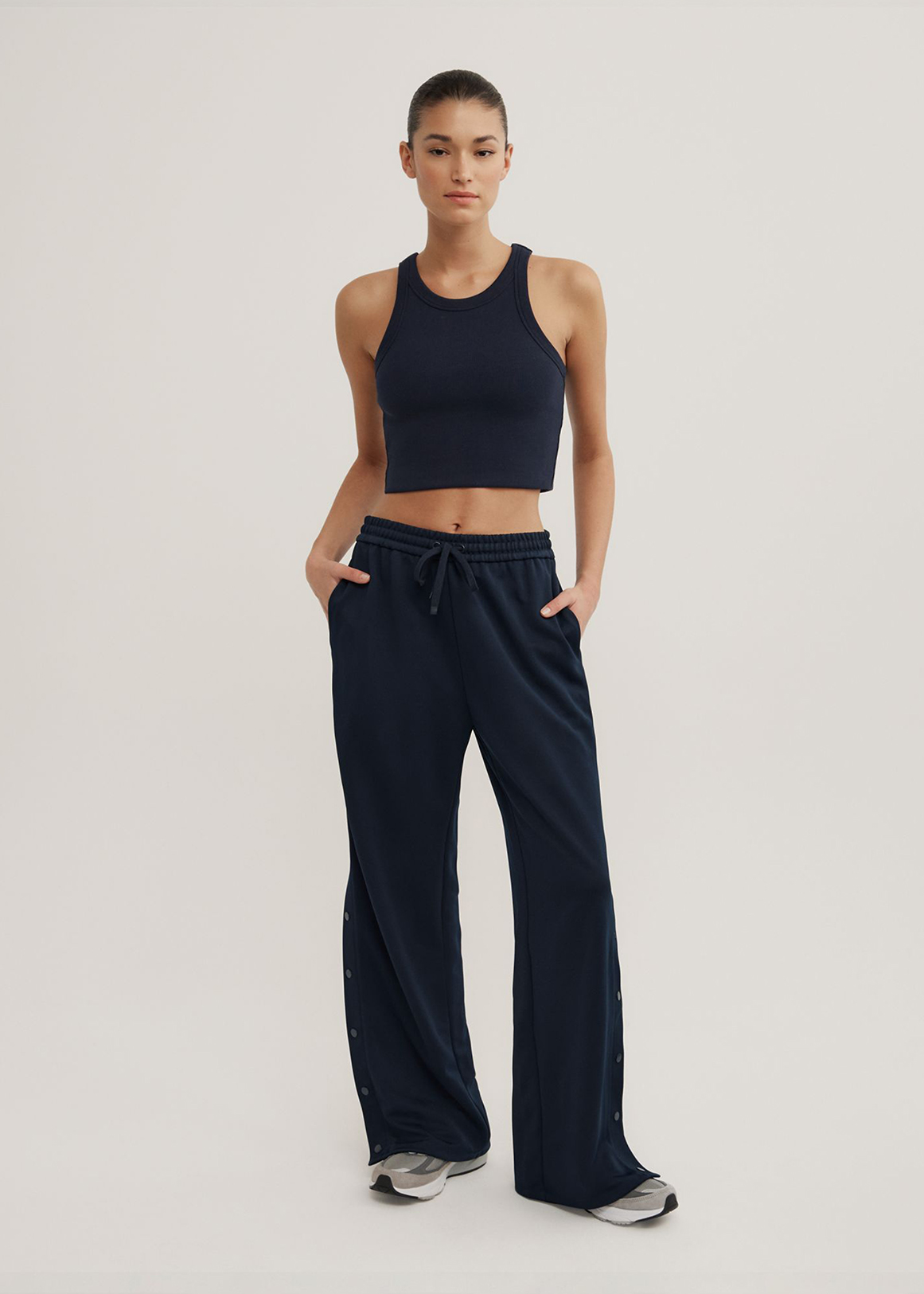 Side Snap Track Pants