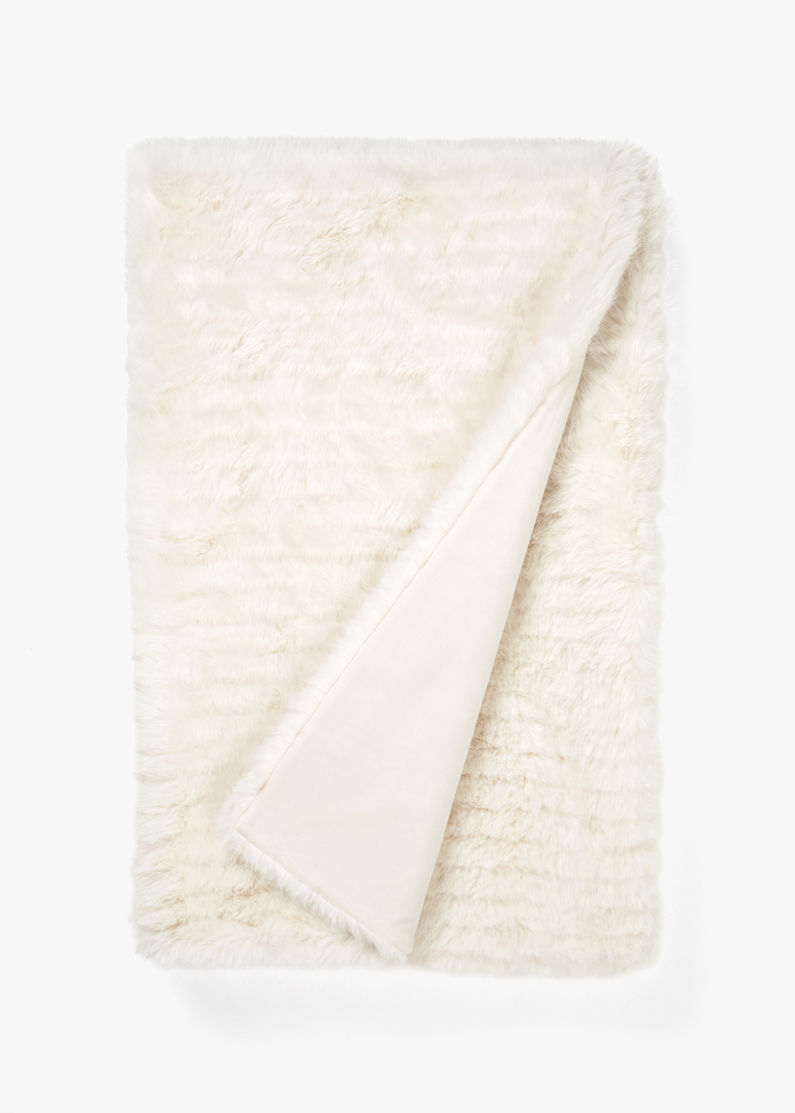 Sienna Textured Faux Fur Throw 240x150cm
