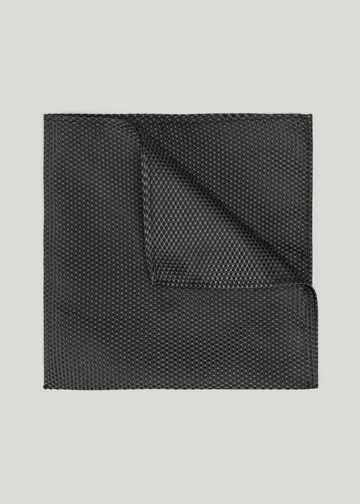 Silk Textured Two-Tone Pocket Square