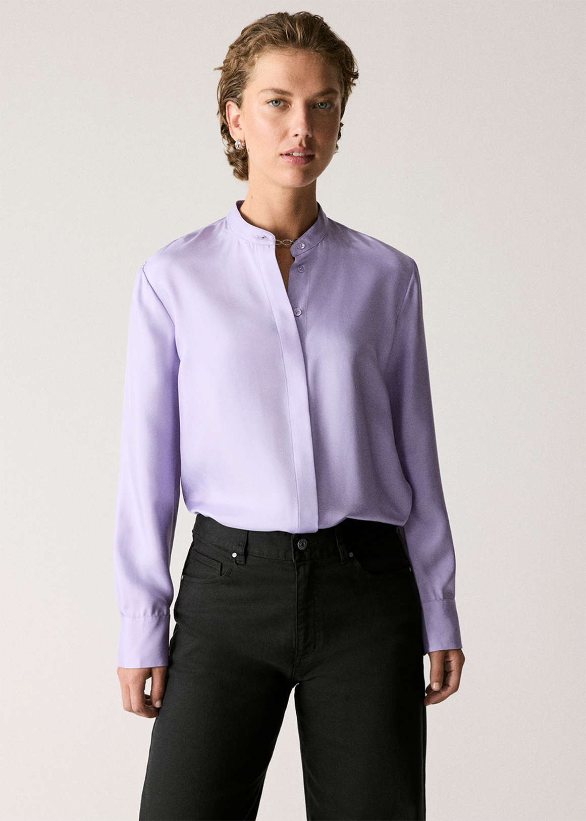 Silk Twill Shirt | Woolworths.co.za