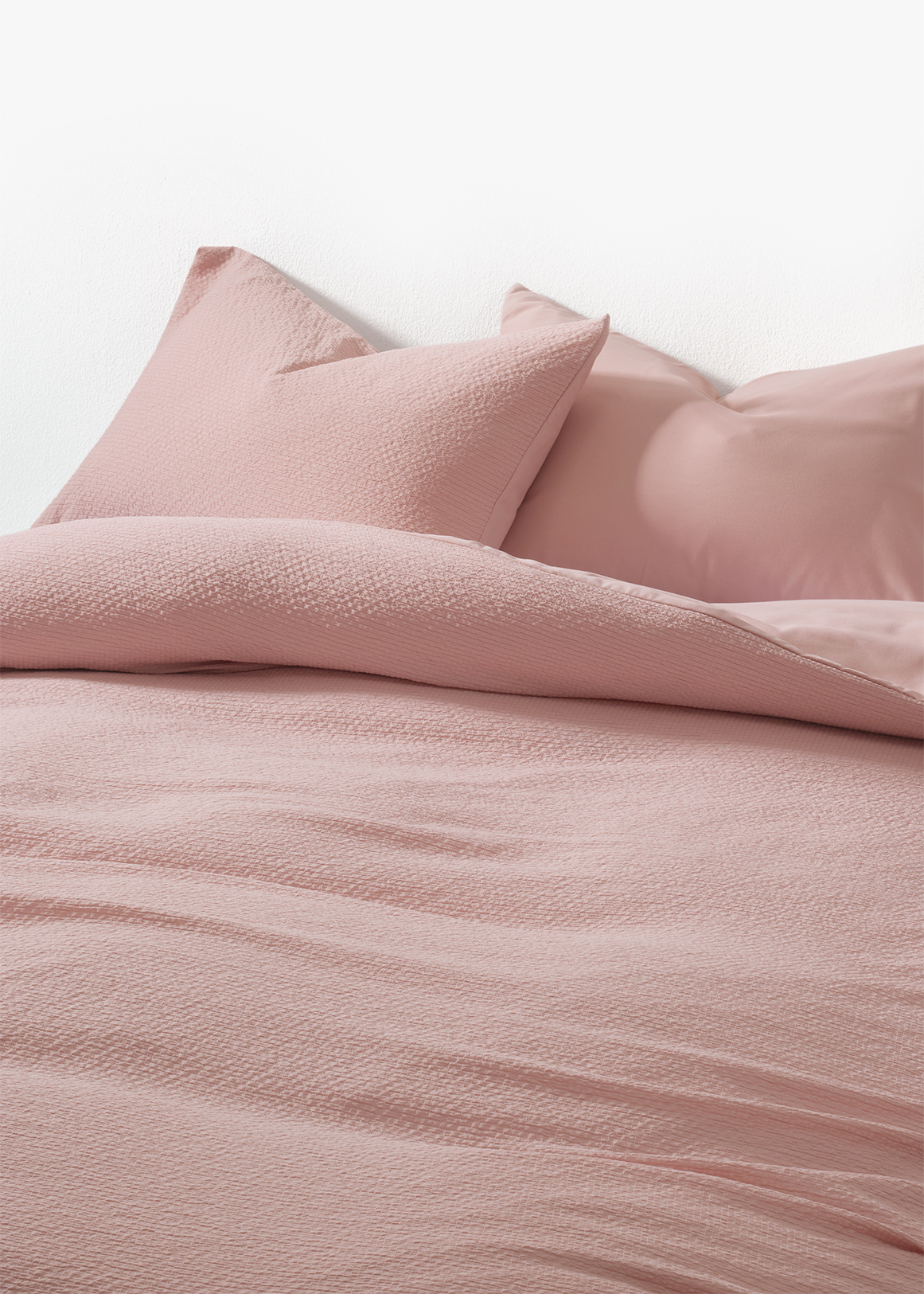 Silky Soft Textured Hypoallergenic Microfibre Duvet Cover Set