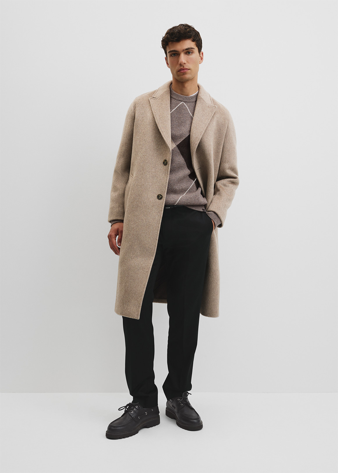 Single Breasted Tailored Overcoat