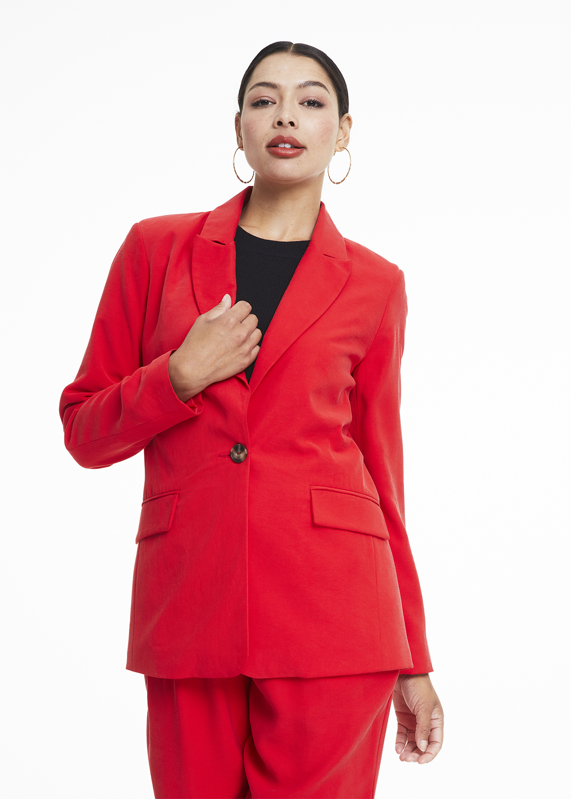 Single Button Twill Blazer | Woolworths.co.za