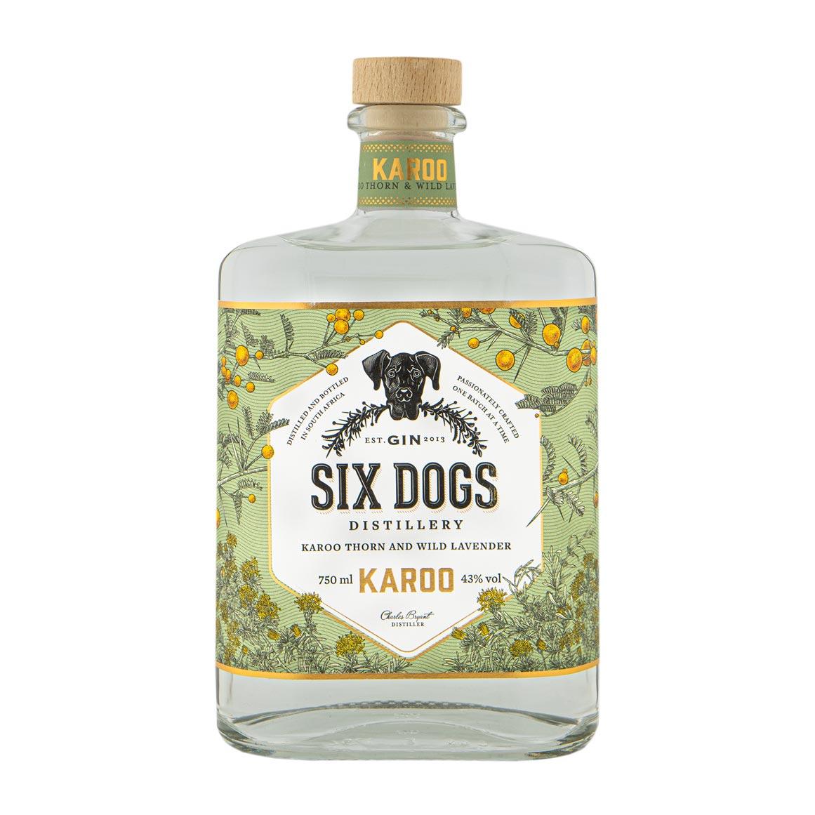 Six Dogs Karoo ml Gin 750