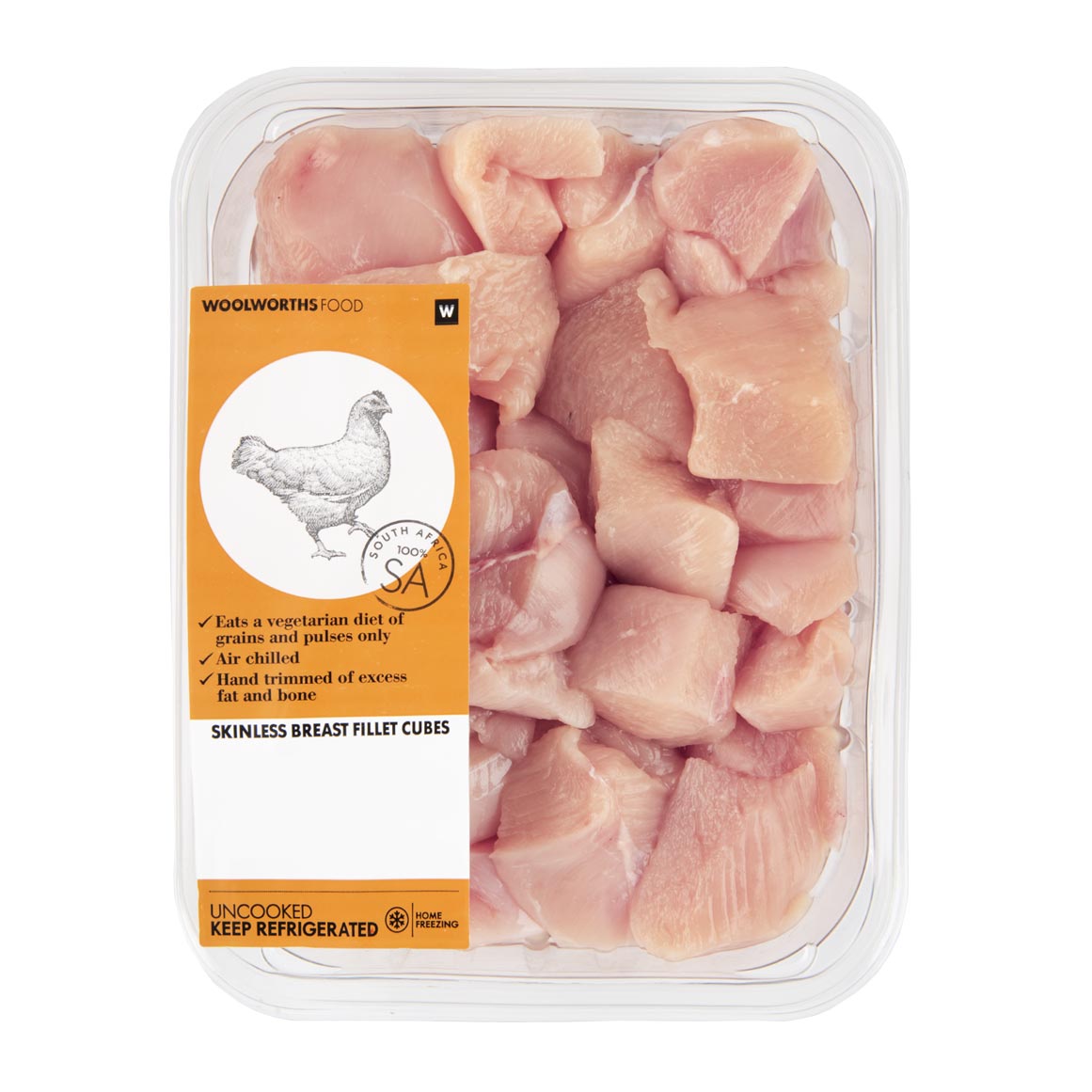 Skinless Breast Fillet Cubes 500 g | Woolworths.co.za