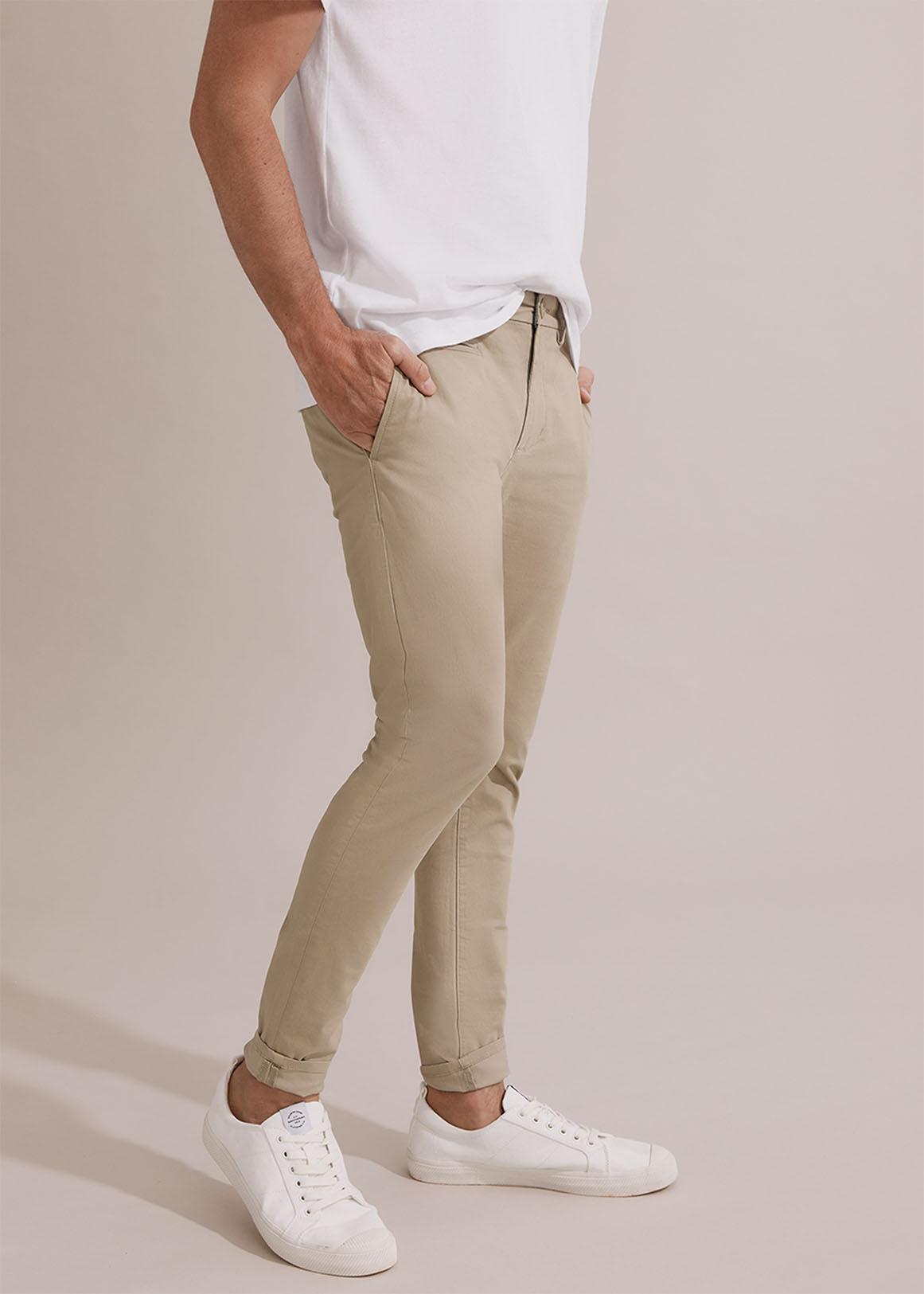 Herb Olive Stretch Chinos