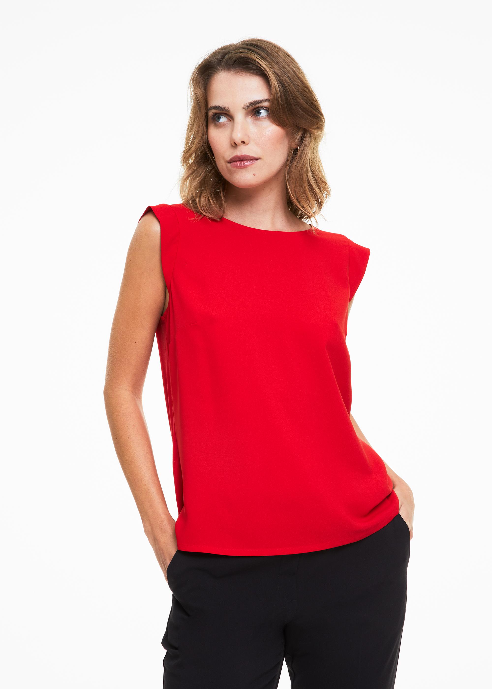 Sleeveless Viscose Top