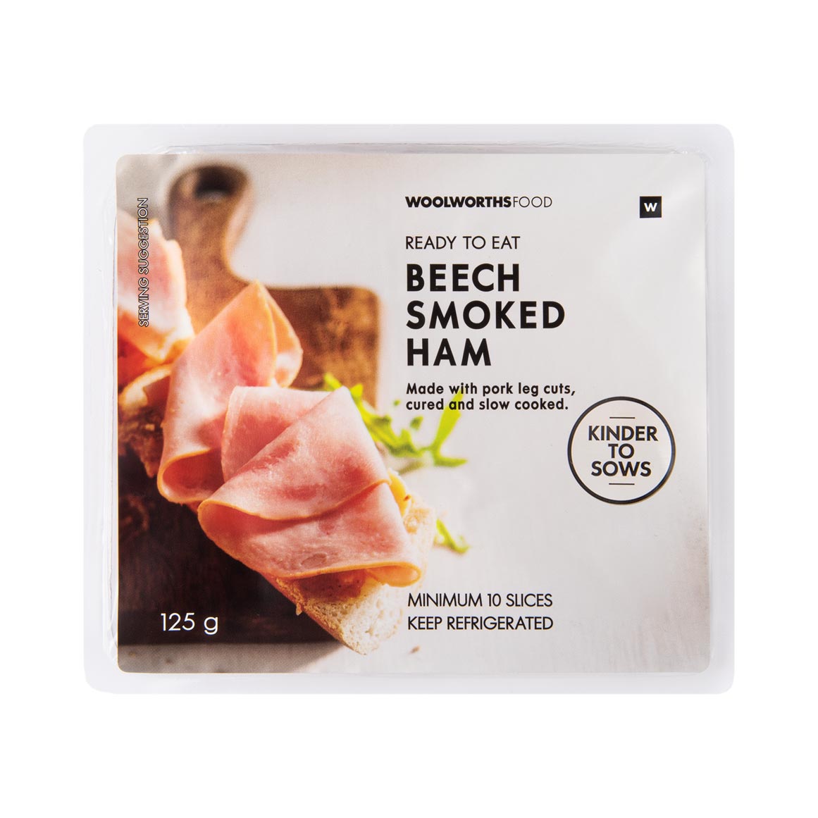 Sliced Beech Smoked Ham 125 g