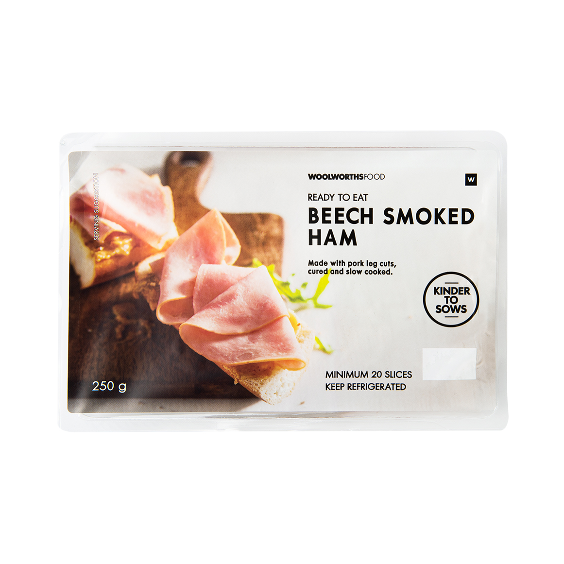 Sliced Beech Smoked Ham 250 g