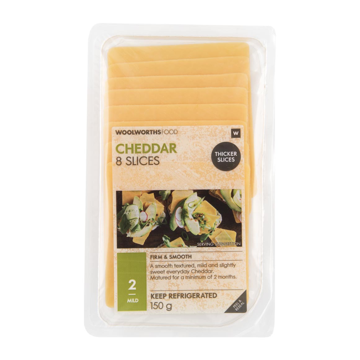 Sliced Cheddar 150 g
