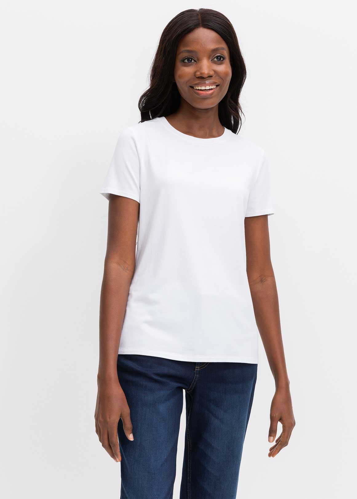 Slim Fit Cotton Modal Stretch T-shirt | Woolworths.co.za