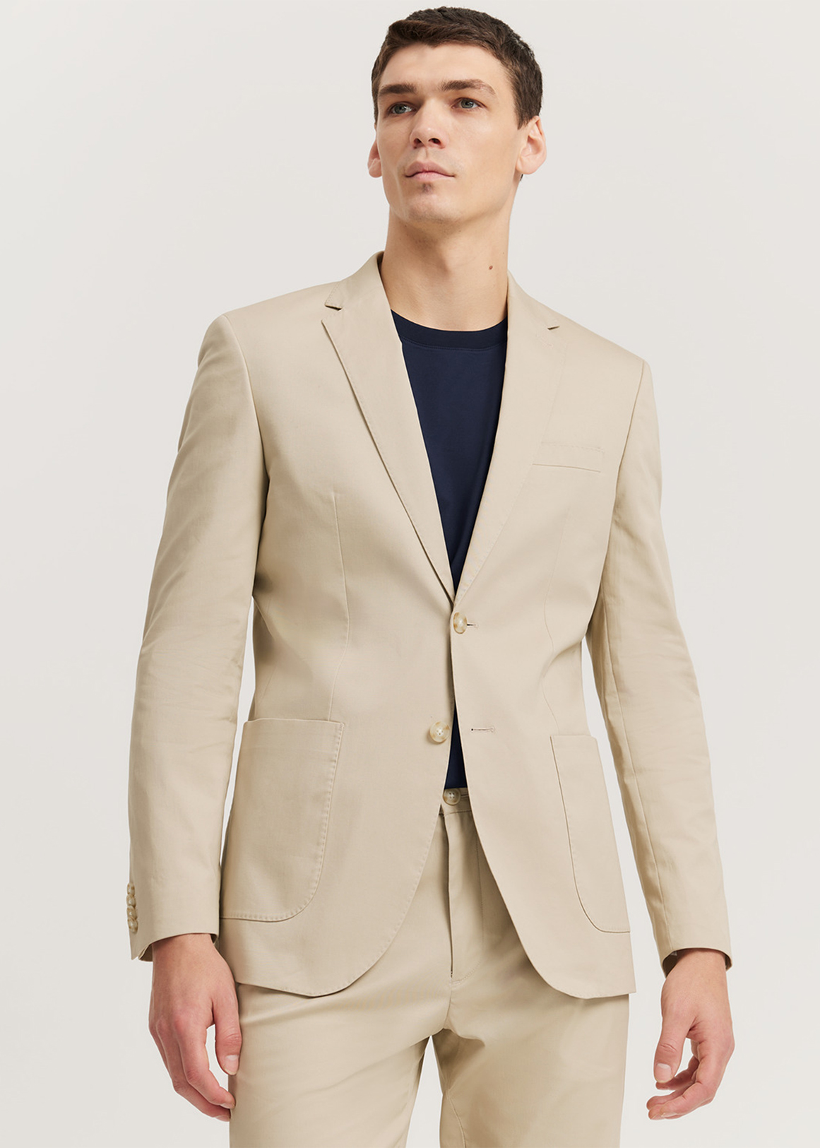 Slim Fit Cotton Stretch Blazer | Woolworths.co.za